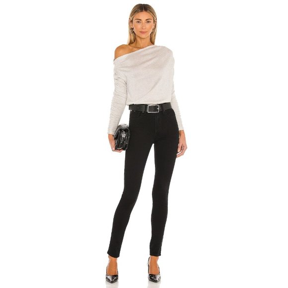 LEVI'S 721 High Rise Skinny Long Jeans in Long Shot / Black - NWT - SIze 25 - Picture 4 of 5